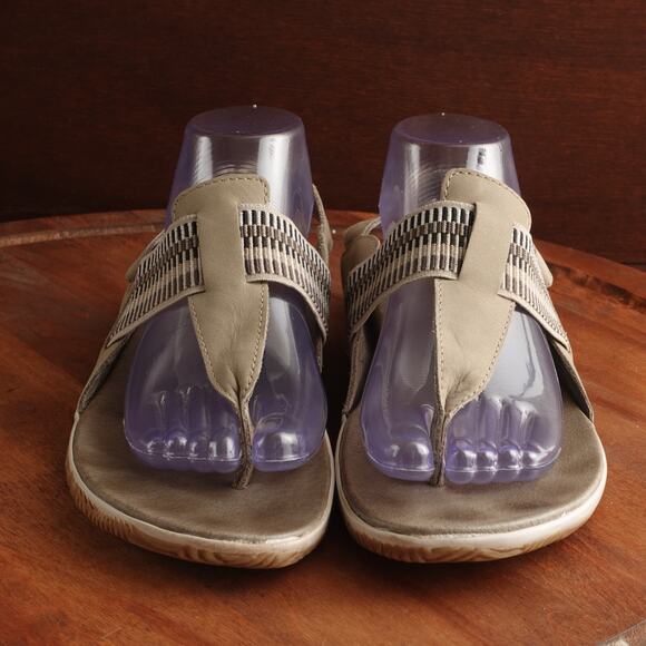 Sorel Sandals Womens SZ 11 Sage Out N About Thong Flat Back Strap Summer Shoes - Picture 3 of 14